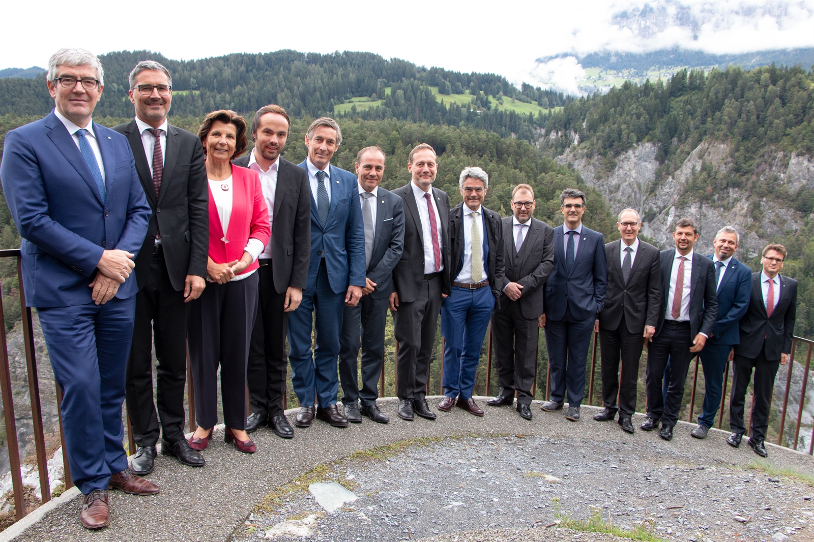 Südtiroler Regierung zu Besuch in Graubünden