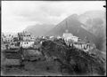 Foto Feuerstein, Sent, Dorf nach Brand 8. Juni 1921