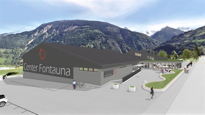Visualisierung des neuen Center Fontauna