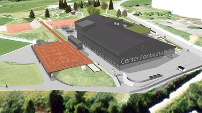 Visualisierung des neuen Center Fontauna