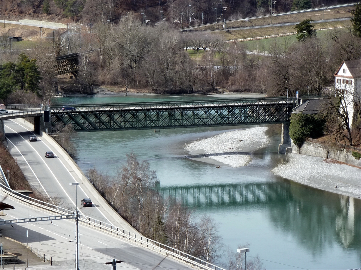 Foto Rheinbrücke Reichenau