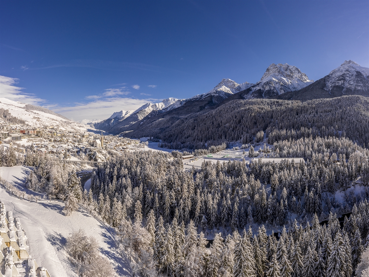Winterbild Engadin