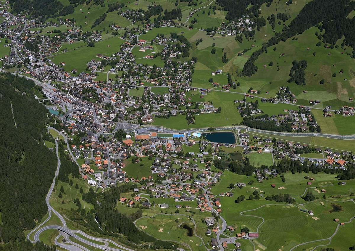 Luftbild Klosters