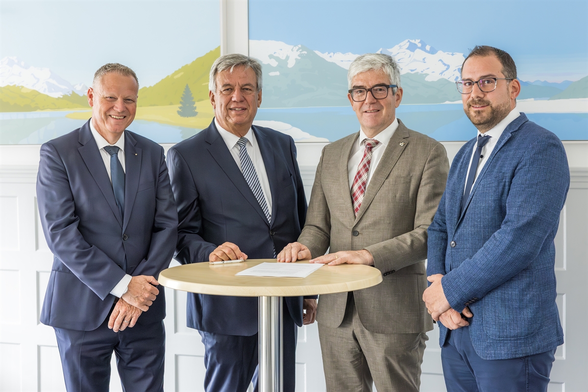 Unterzeichnung Leistungsvereinbarung