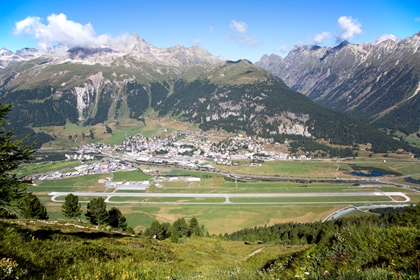 Flughafen Samedan Sommer