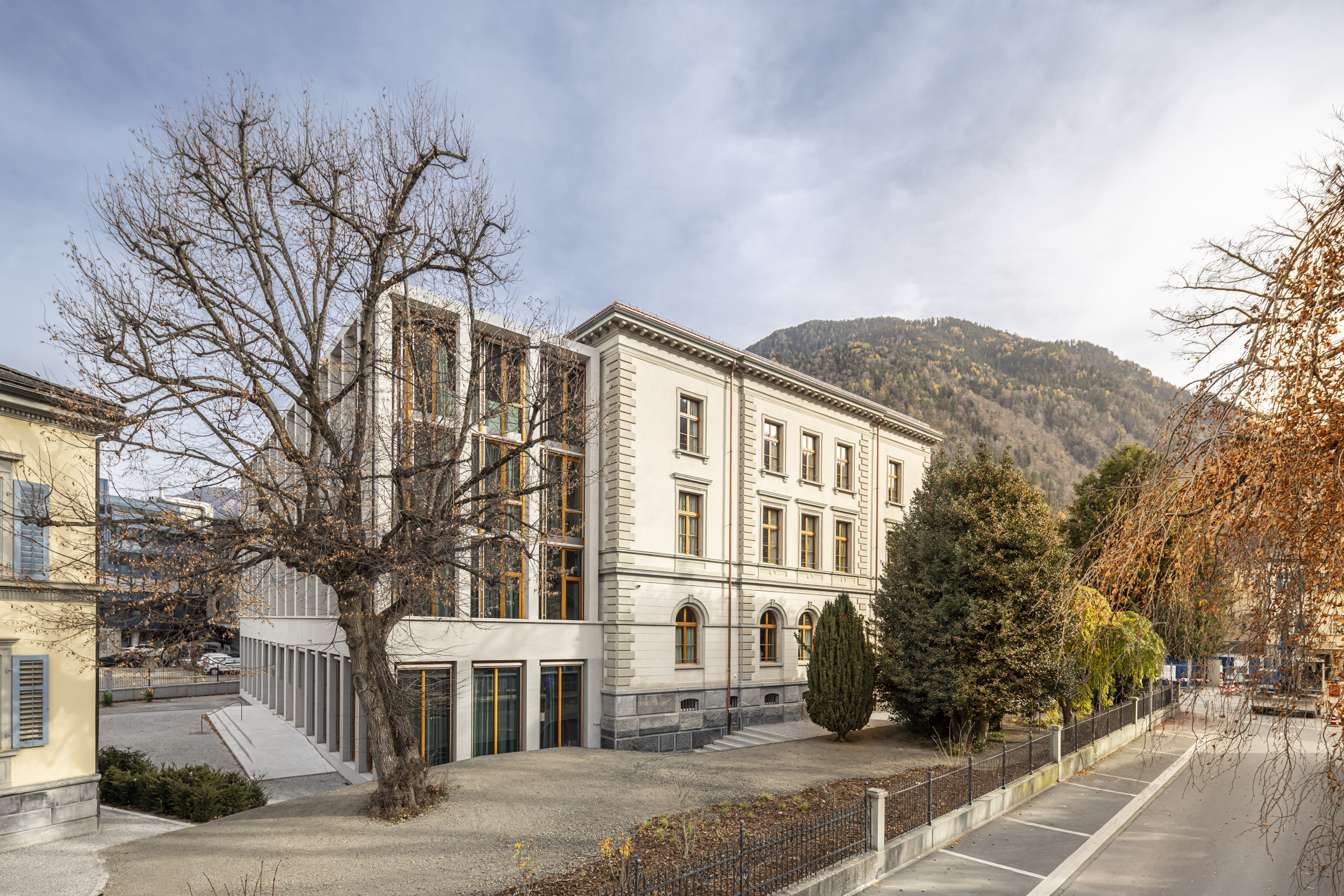 Obergericht Staatsgebäude Chur, Aussenansicht 