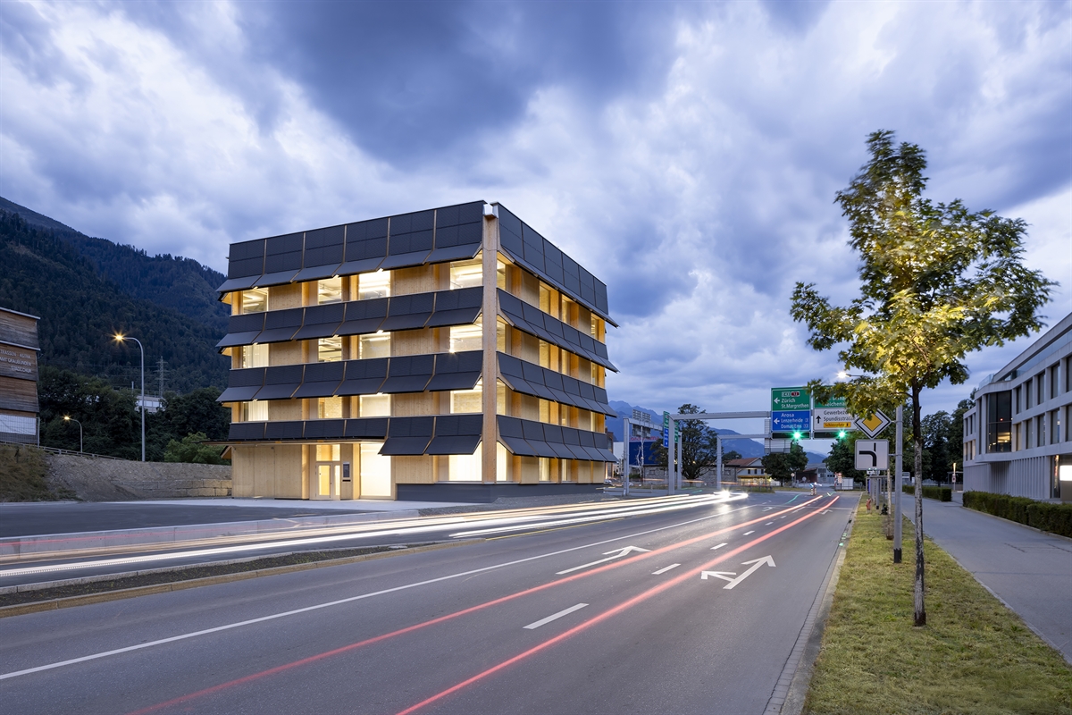 Verkehrsstützpunkt Dämmerung