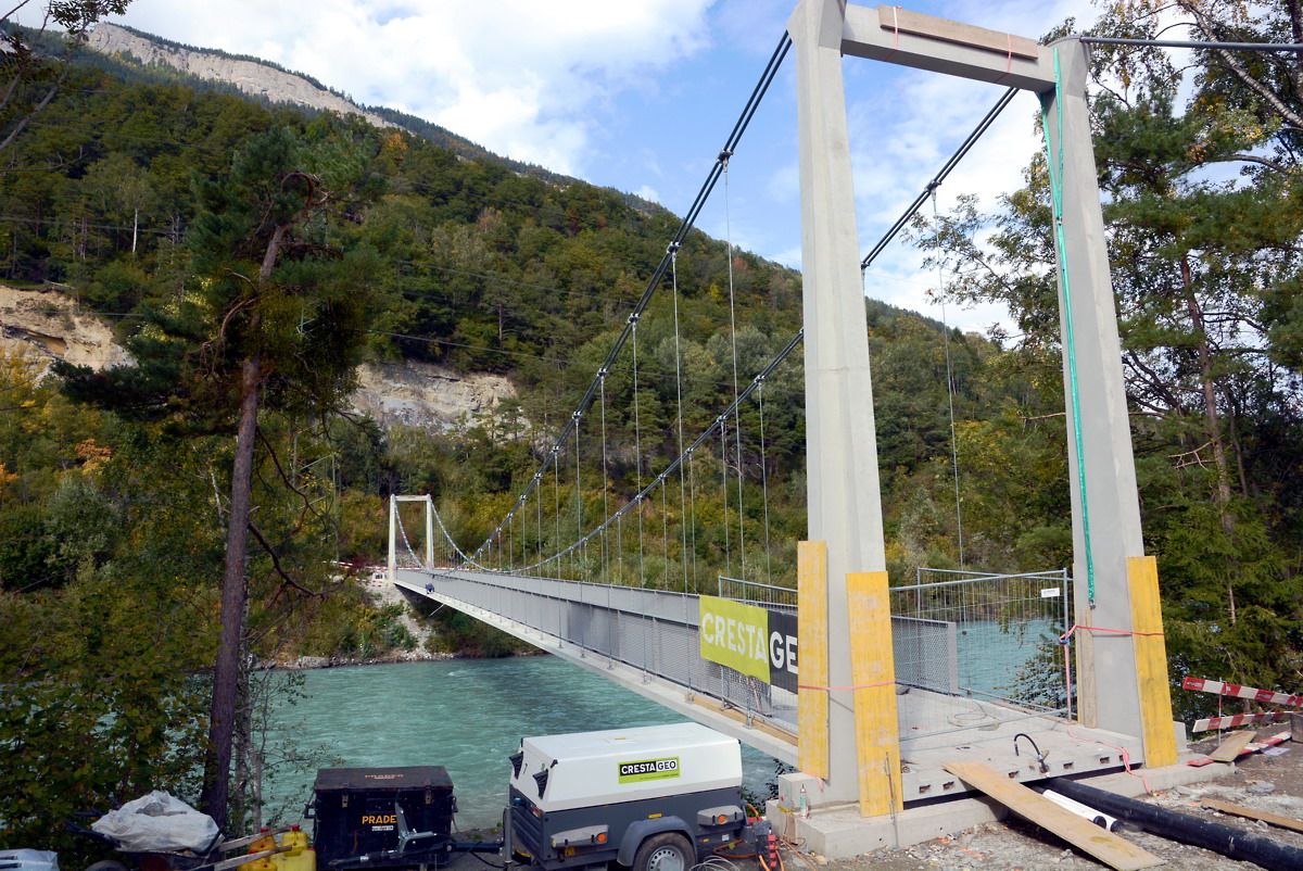 Neue Rheinbrücke für den Langsamverkehr bei Chur