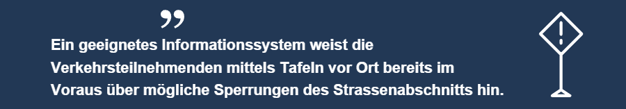 Malojastrasse: Neues Informationssystem für Verkehrsteilnehmende
