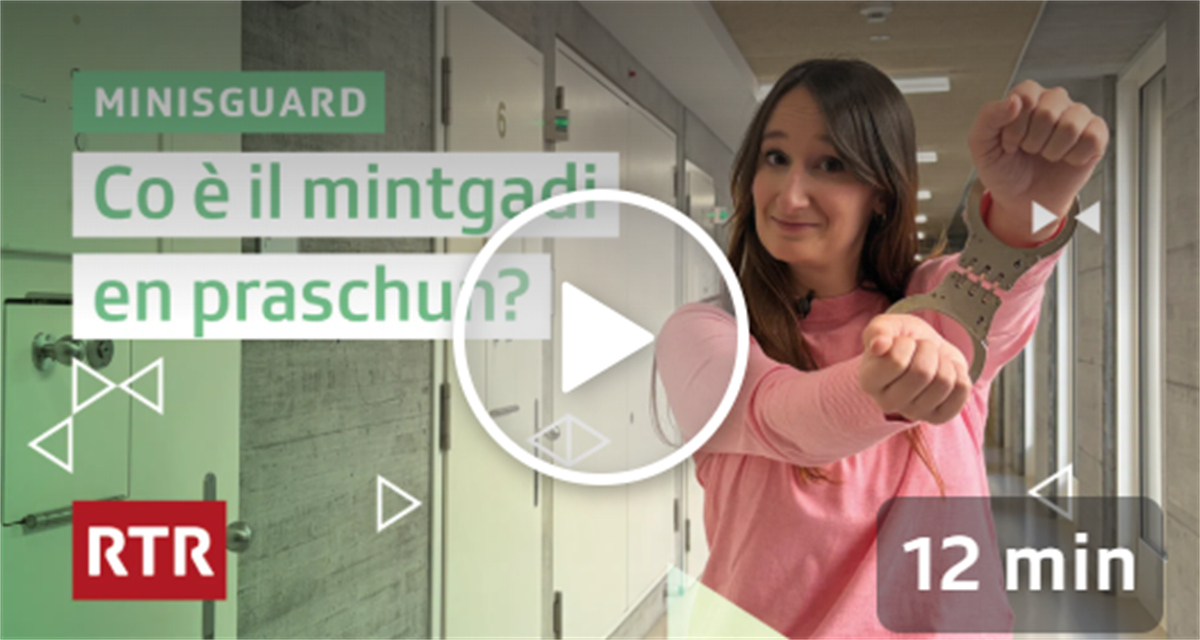 «RTR Minisguard» zu Besuch in der JVA Cazis Tignez