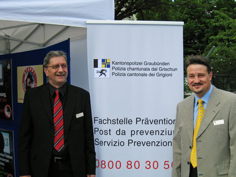 Theo Wasescha und René Schuhmacher von der Fachstelle Prävention