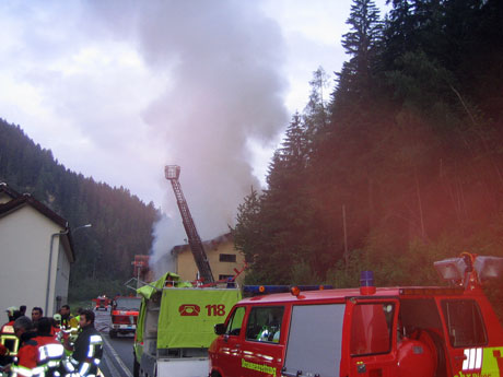 Im Einsatz standen rund 80 Feuerwehrleute
