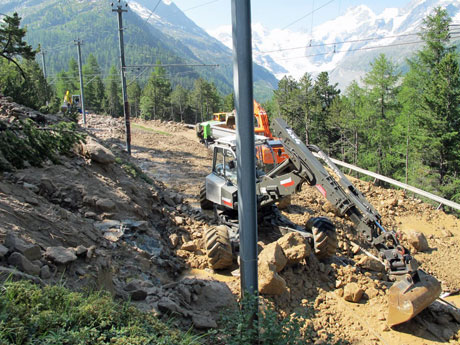 Die Aufräumarbeiten dauerten bis am Sonntagabend