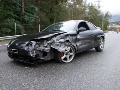 Chur: Verletzte nach Selbstunfall auf der A13