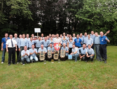 Das erfolgreiche Team des Ostschweizer Polizeikonkordates