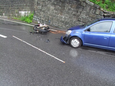 Tödlicher Motorradunfall auf der Schinstrasse