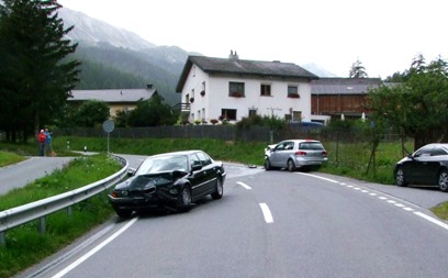 Verkehrsunfall in Valchava