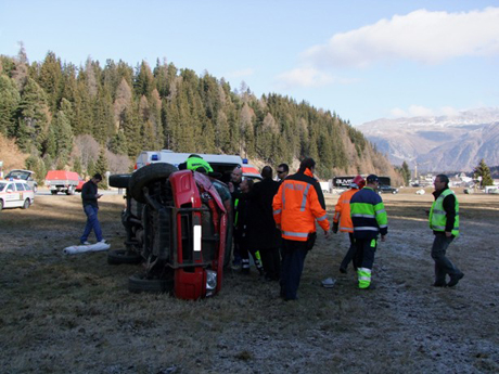 Verkehrsunfall in St. Moritz