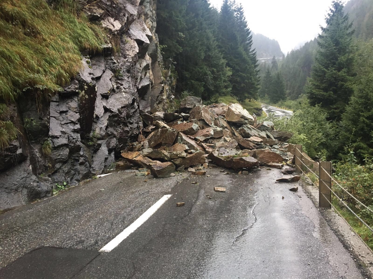 Felssturz bei Bärenburg