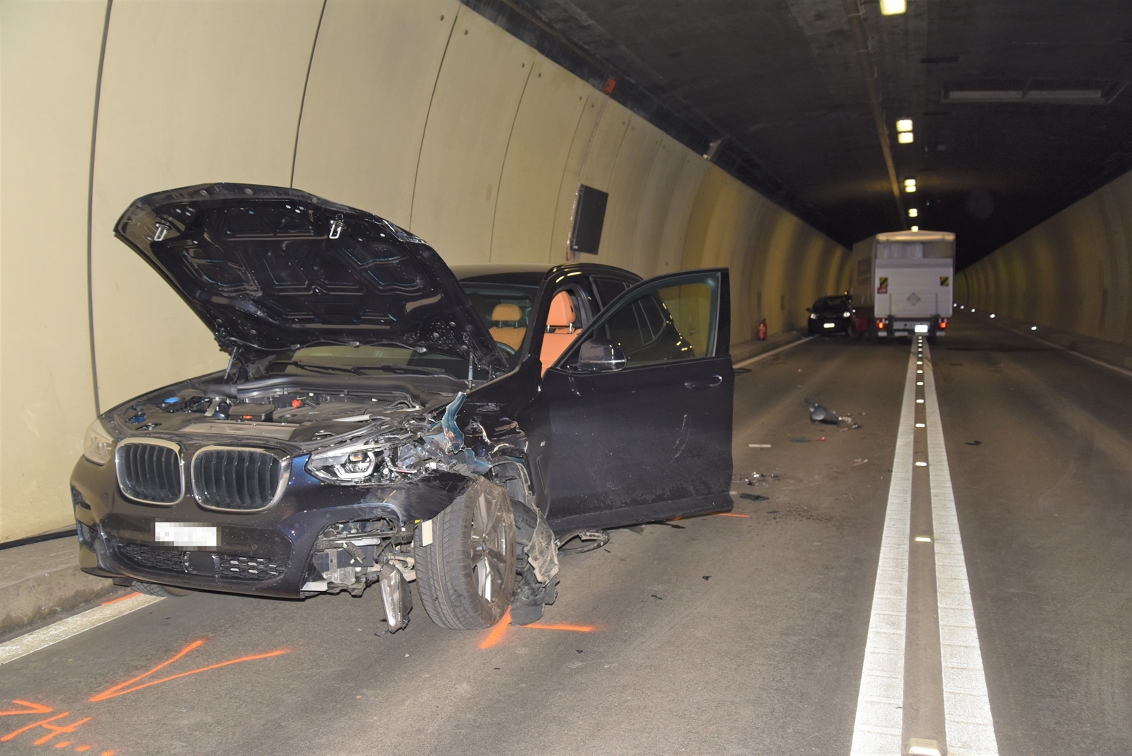 San Bernardino Verkehrsunfall In Tunnel