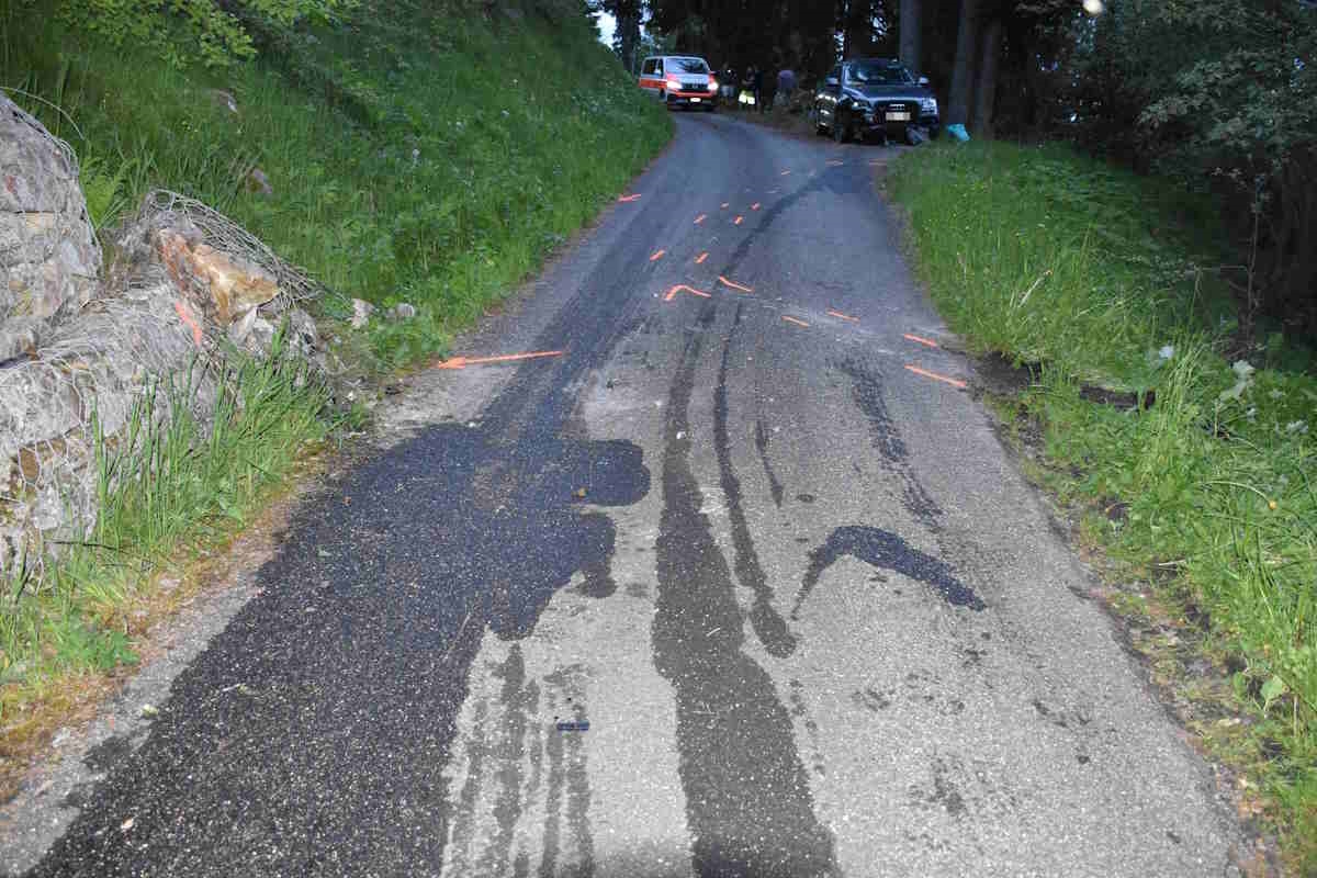 Übersichtsaufnahme der Unfallstelle