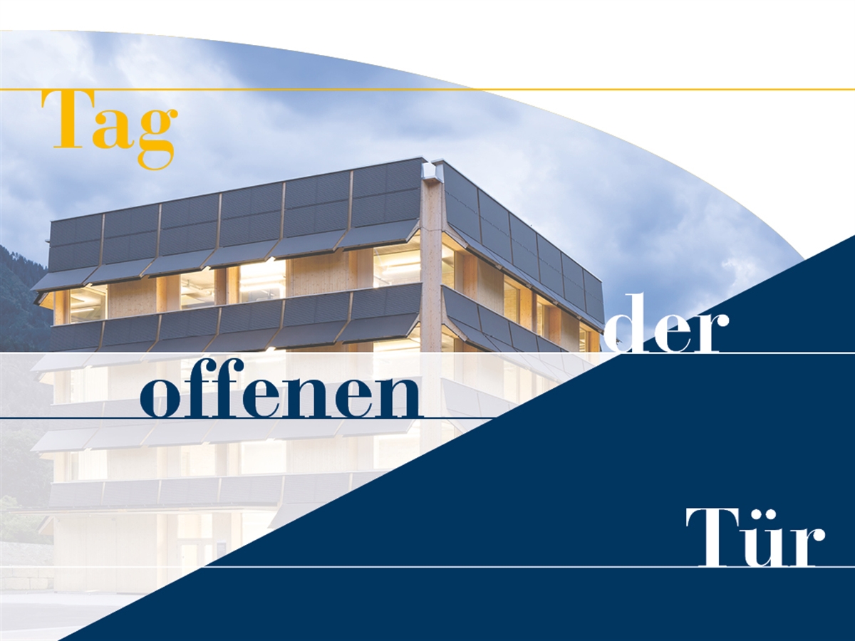 Aussenaufnahme des Stützpunktes mit Schriftzug Tag der offenen Tür