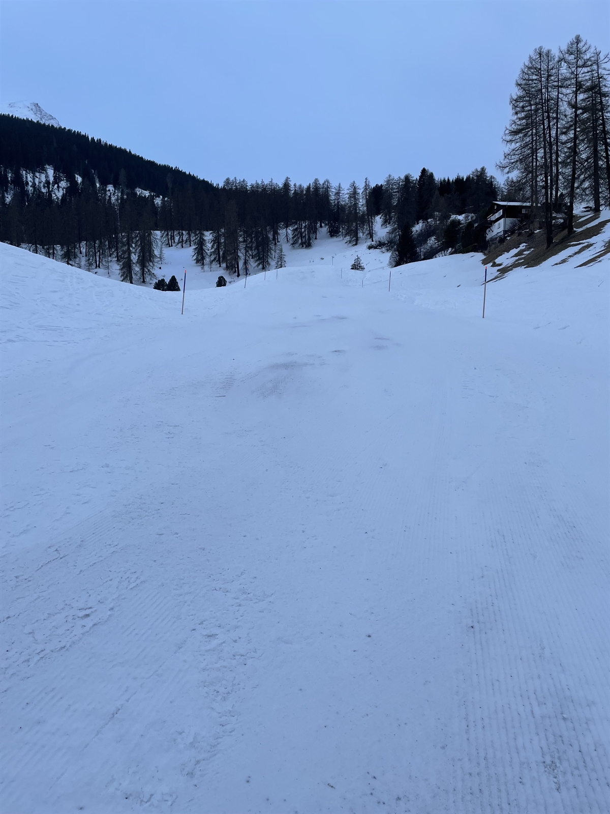 Übersichtsaufnahme Skipiste 1b Fups