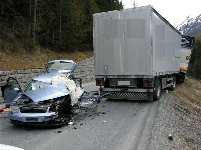 Verkehrsunfall zwischen Zernez und Brail
