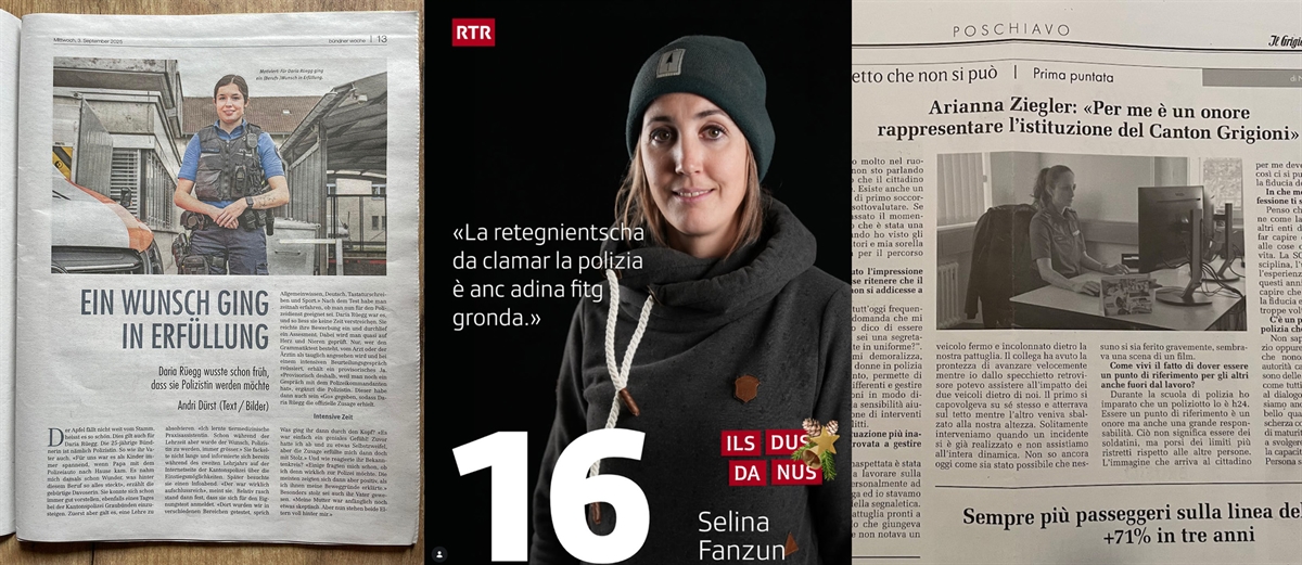 Collage aus drei Beiträgen