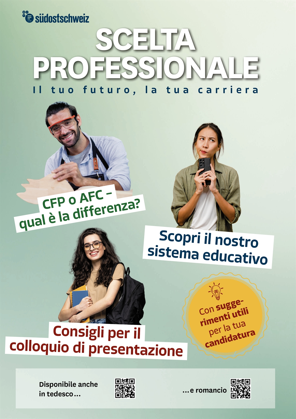 Cover Berufswahlzeitung italienisch