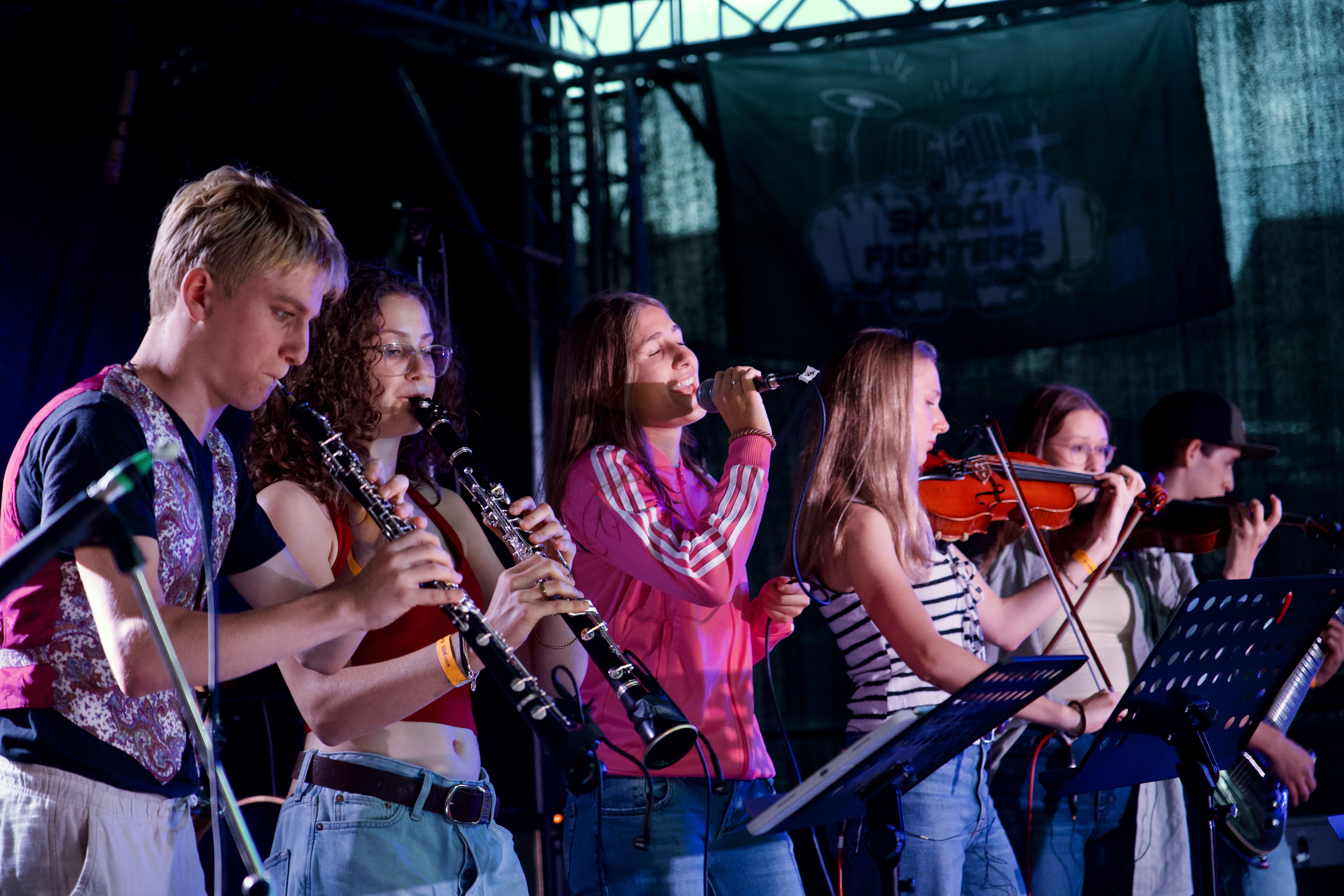 Kanti-s-wings am Bandaustausch in Bad Homburg