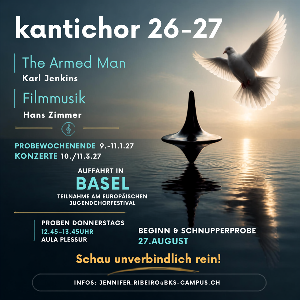 kantichor 2026-27 - Aktuelles Programm
