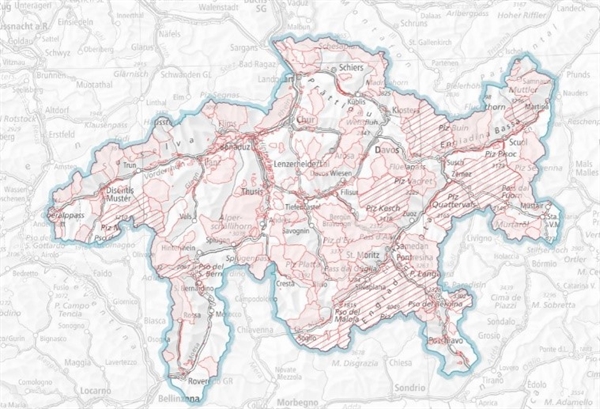 Interaktive Karte kantonales Landschaftsschutz-Inventar