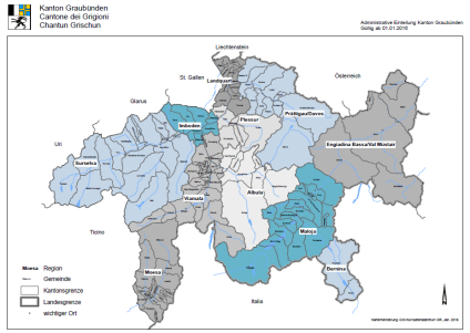Administrative Einteilung der Bezirke Kreise und Gemeinden