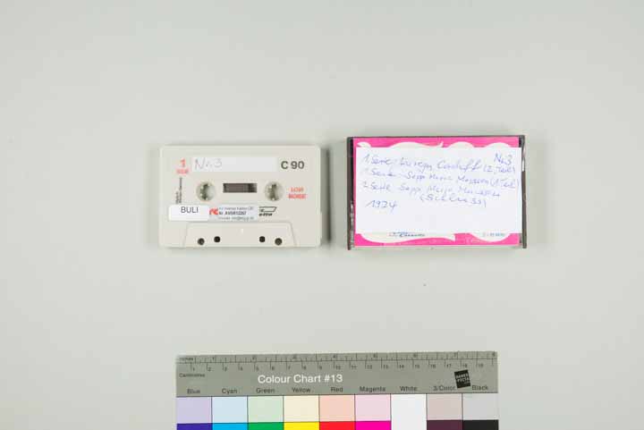 Interviews Linus Bühler - Kassette Nr. 3 (1974)