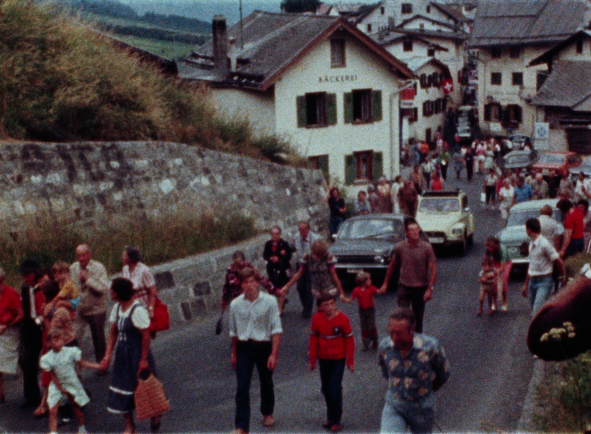 Festumzug in Sta. Maria, Val Müstair (1979)
