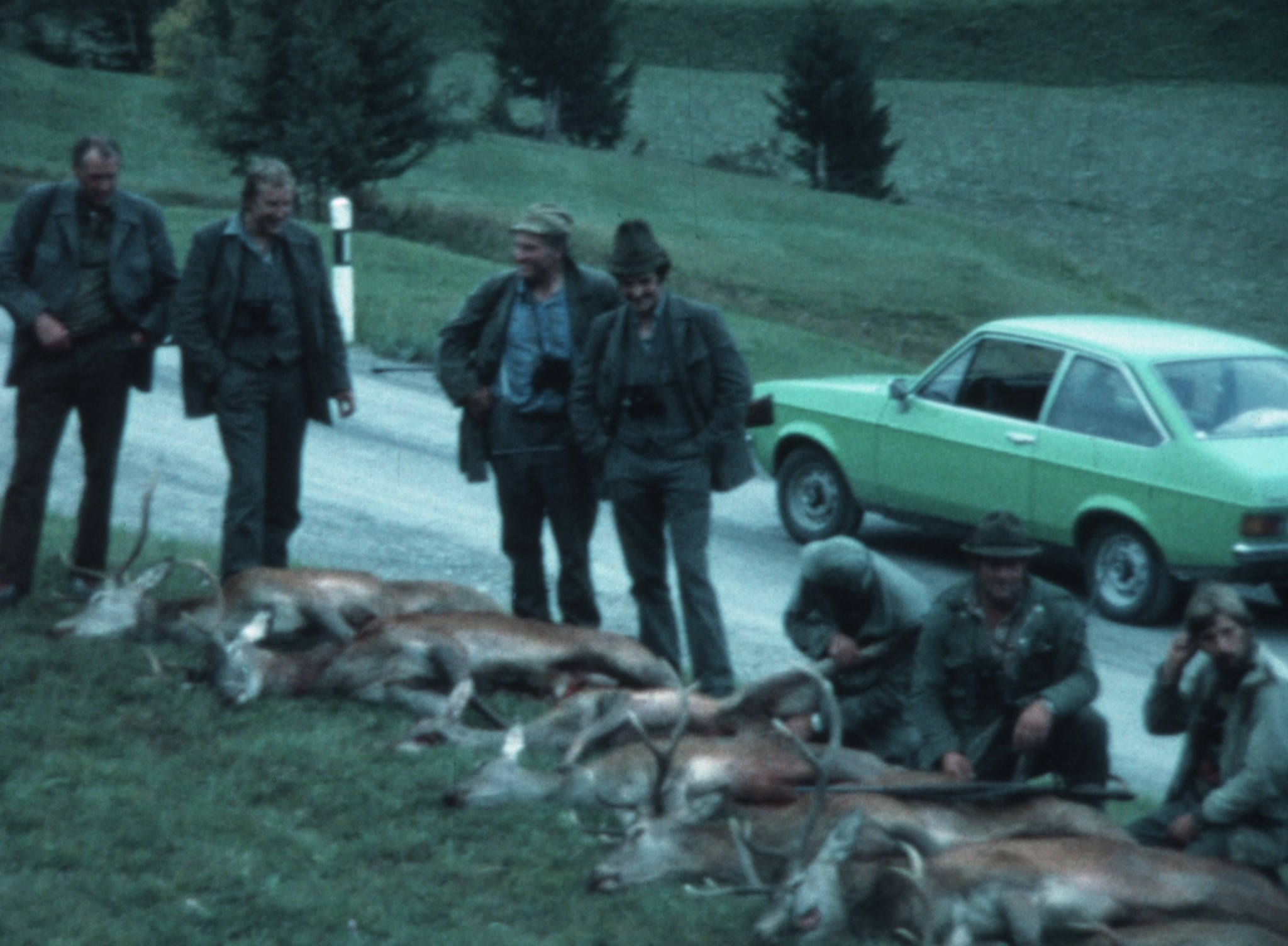 Hochzeit, Boni, Hüttenbau Flex, Maiensäss (frühe 1980er Jahre?)
