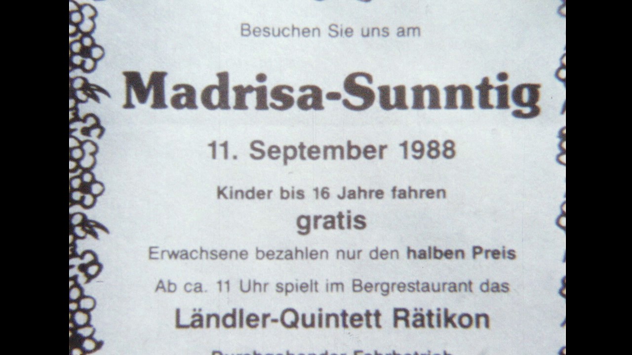 Saas, Madrisasunntig 1988 (11.09.1988)