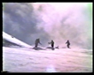 Powder slides. - Paar Maenner im Schnee … (1986/1987)