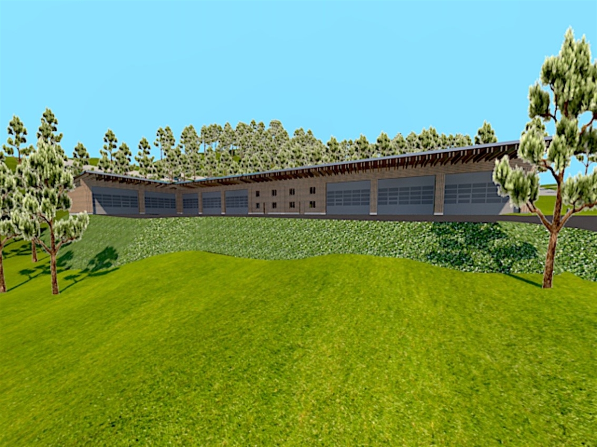Visualisierung Forstwerkhof in La Punt