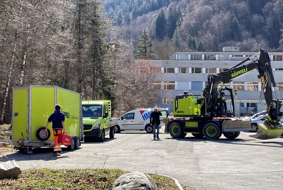 Foto Baustart Asylzentrum Meiersboden