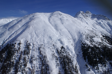 Lawinenauslösung Pontresina