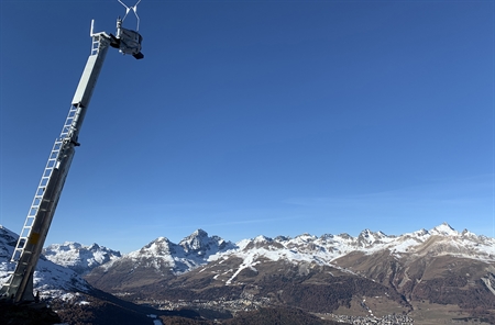 Lawinenauslösung Pontresina