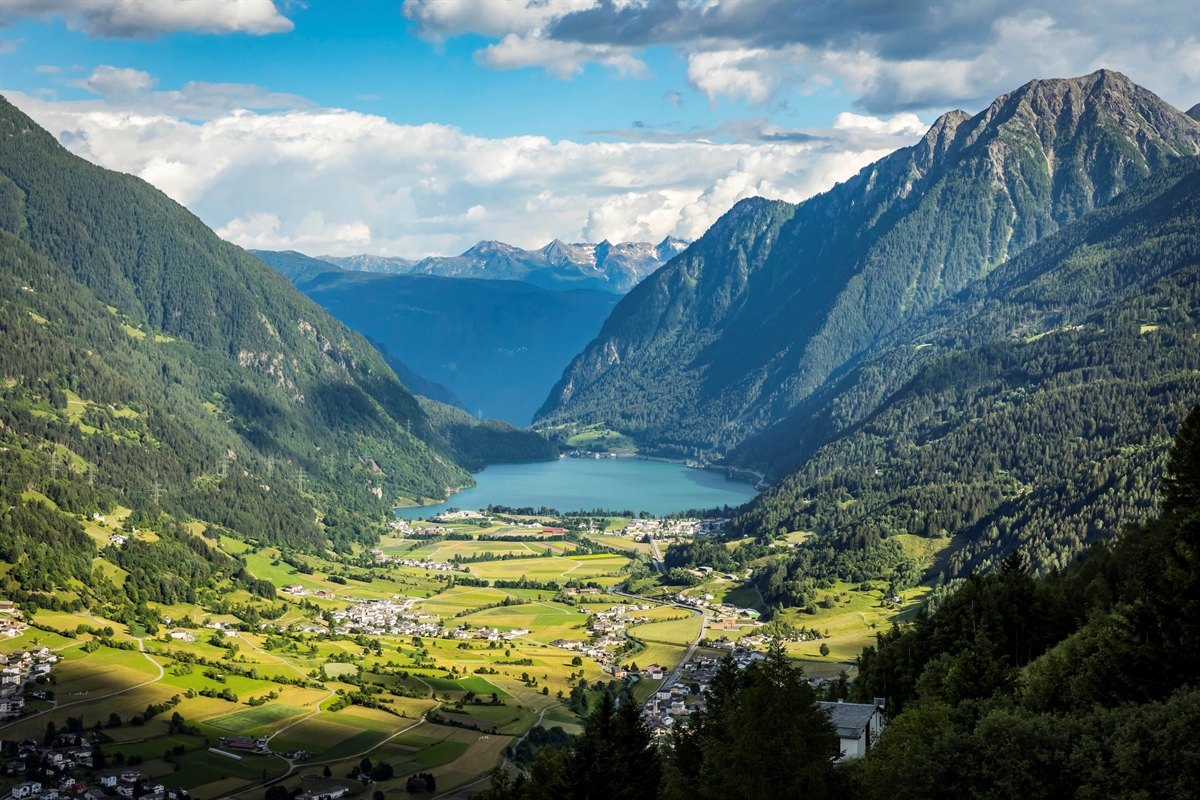 Luftaufnahme Val Poschiavo