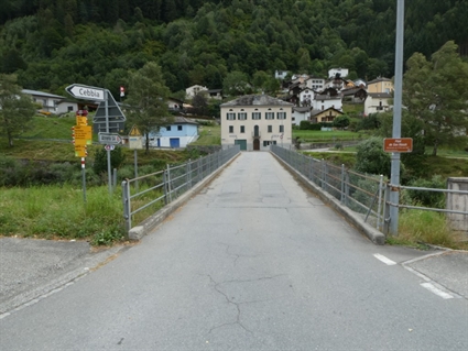 Sicht über die Brücke