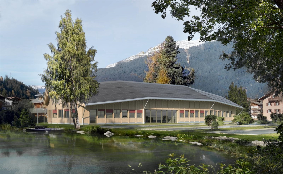 Betriebsgebäude Fischzuchtanlage, Klosters 