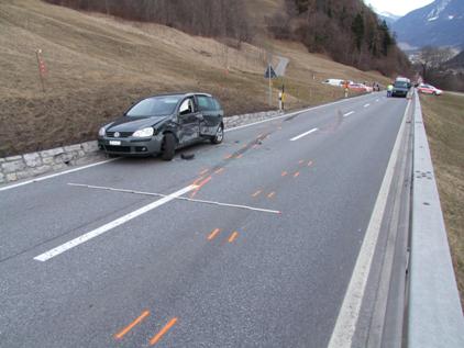 Verkehrsunfall Trin-Platta
