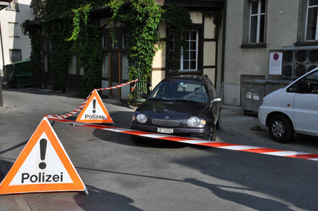 Fahrzeugfund: Der gesuchte Toyota Corolla wurde an der St. Margrethenstrasse aufgefunden
