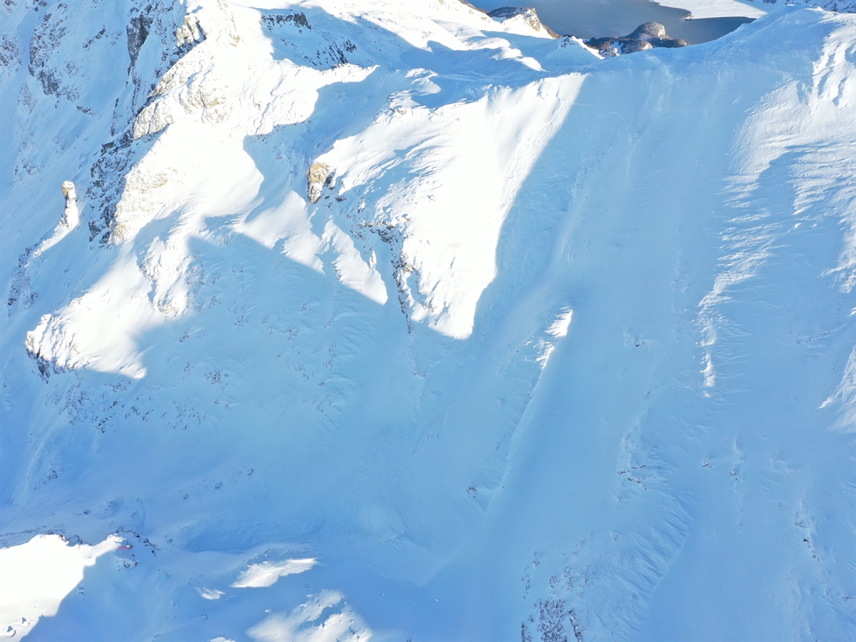 Der Nordhang des Piz Grevasalvas in Bivio