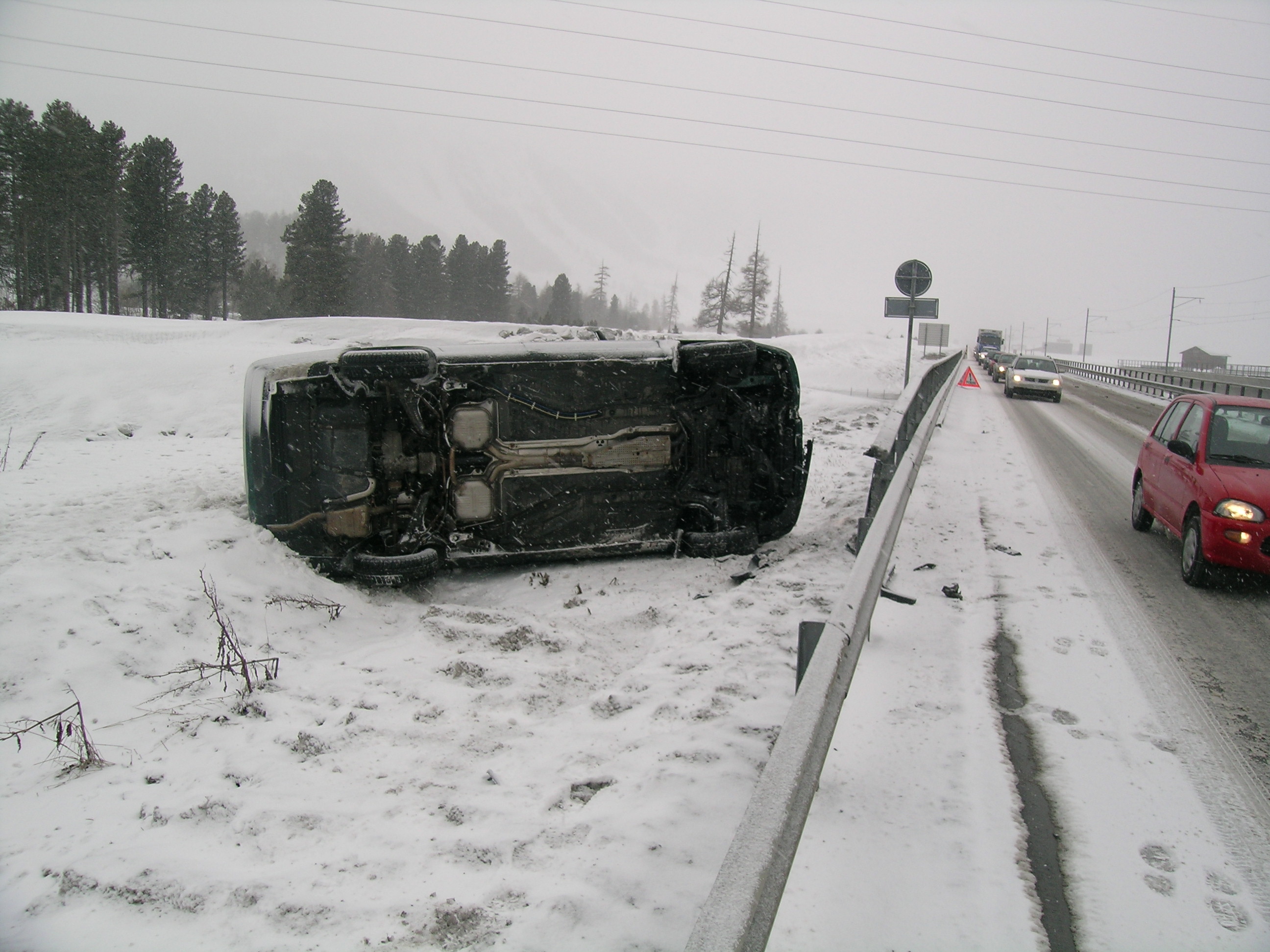 Verkehrsunfall Samedan